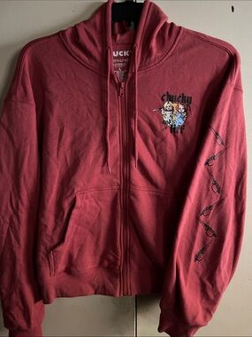Chucky & Tiffany Zip up Sweater